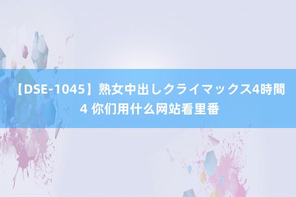 【DSE-1045】熟女中出しクライマックス4時間 4 你们用什么网站看里番