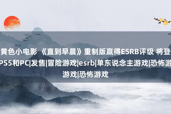 黄色小电影 《直到早晨》重制版赢得ESRB评级 将登陆PS5和PC|发售|冒险游戏|esrb|单东说念主游戏|恐怖游戏